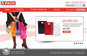 Web Design by jeckx2 for A-Pack Packaging GmbH | Design: #2064999