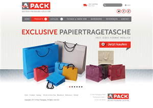 Web Design by Behriatech for A-Pack Packaging GmbH | Design: #2055301