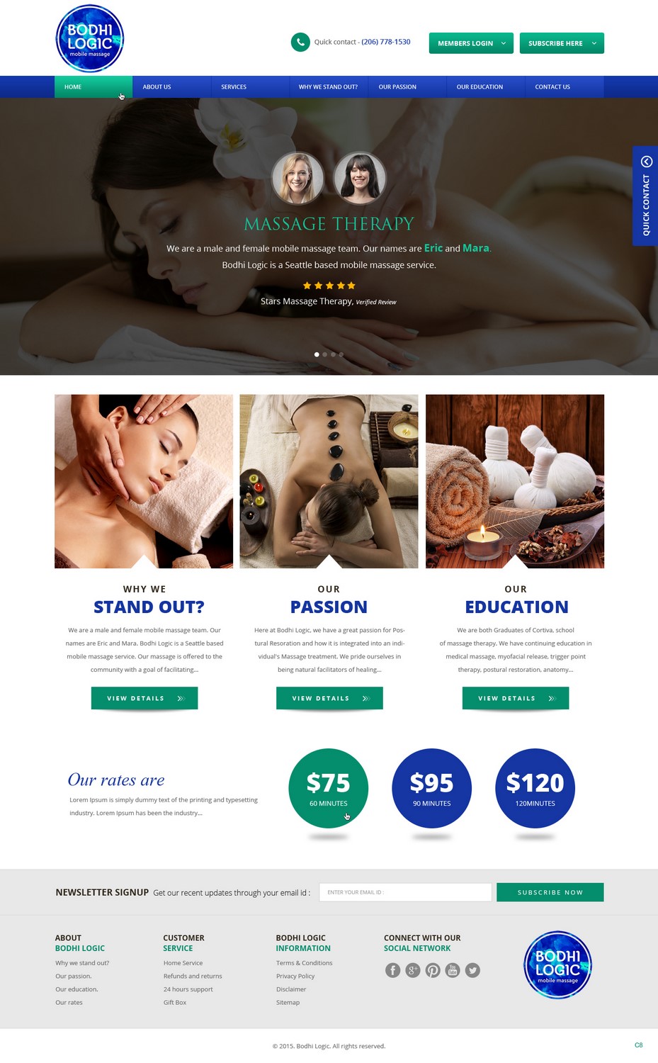 Web Design by pb for Bodhi Logic | Design #9252958