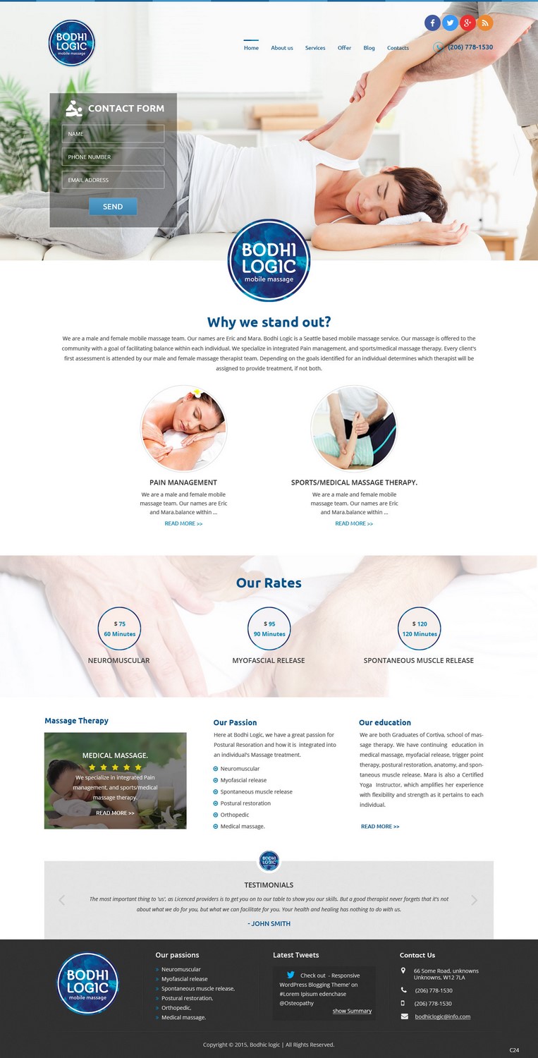 Diseño Web por pb para Bodhi Logic | Diseño #9252960