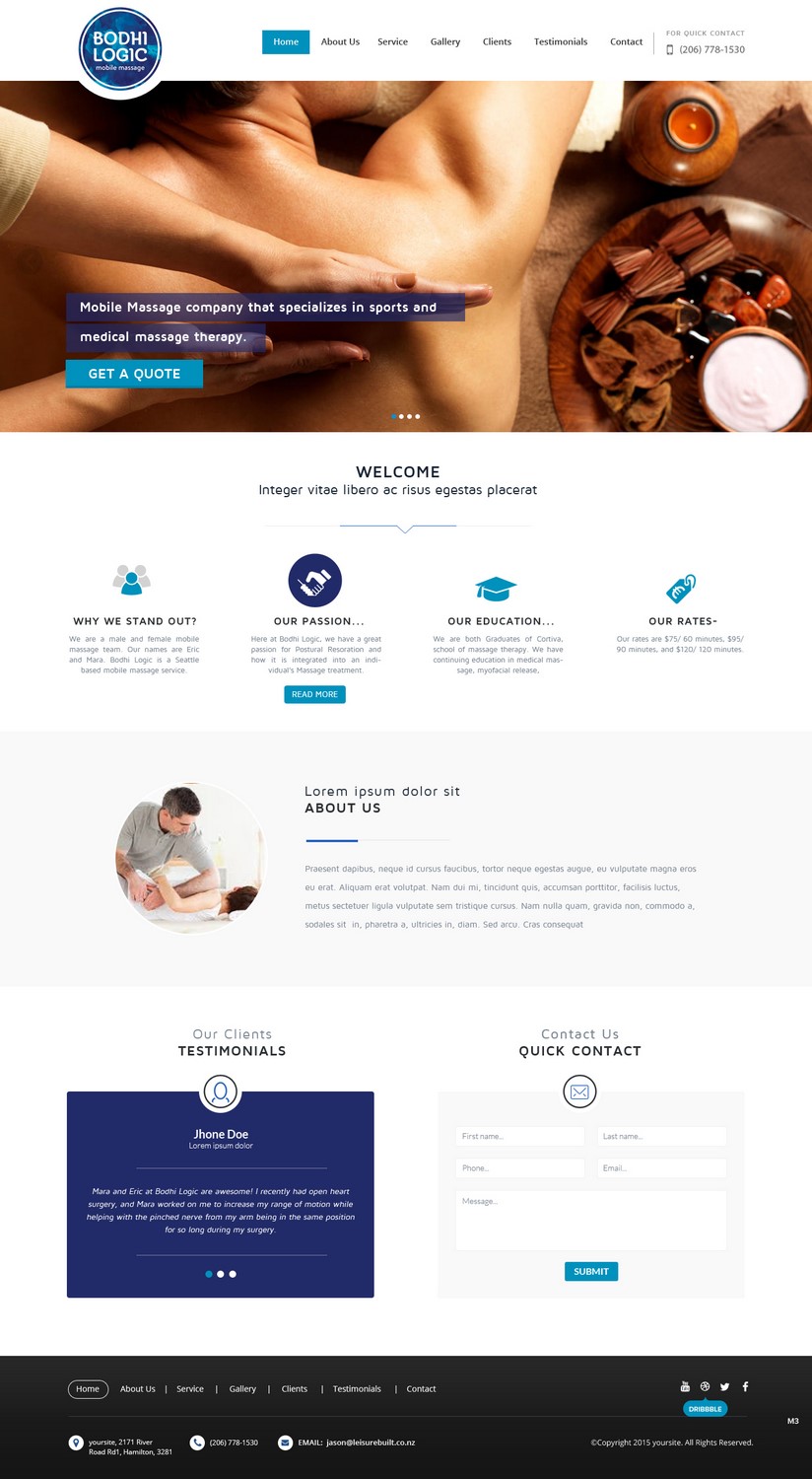 Web Design by pb for Bodhi Logic | Design #9252961