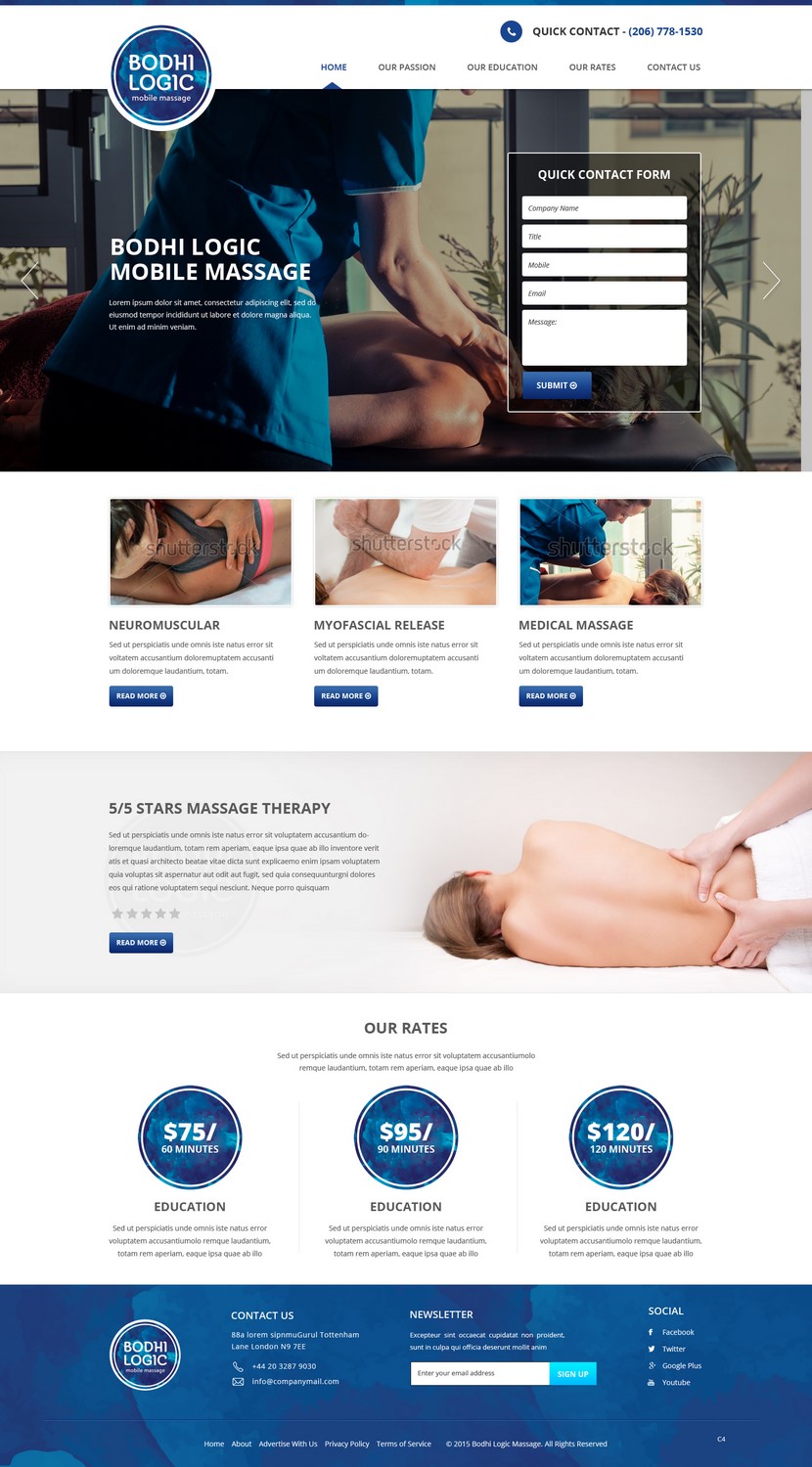 Web Design by pb for Bodhi Logic | Design #9252963