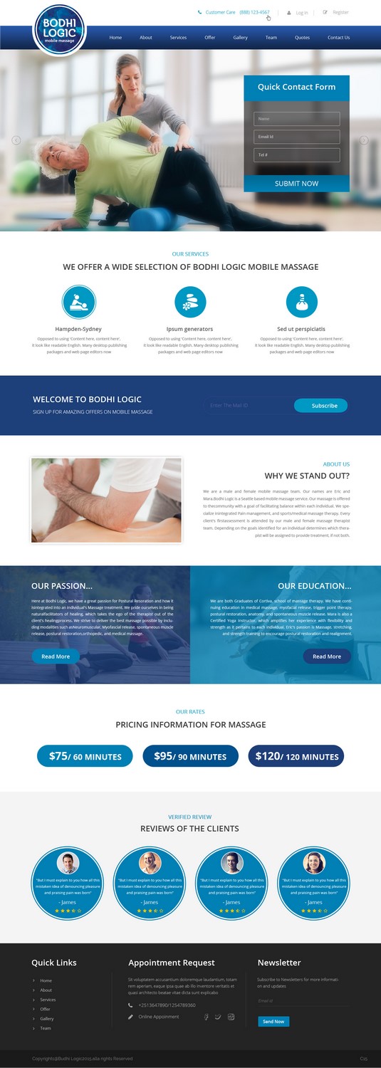 Web Design by pb for Bodhi Logic | Design #9252965