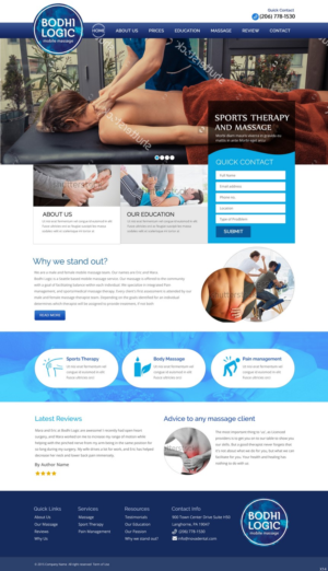 Web-Design von pb für Bodhi Logic | Design: #9252979