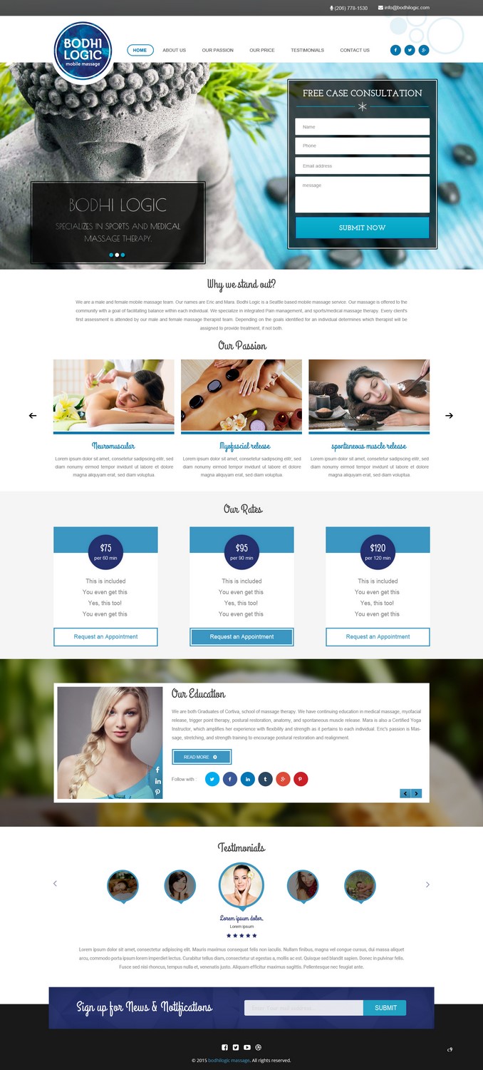 Diseño Web por pb para Bodhi Logic | Diseño #9252981