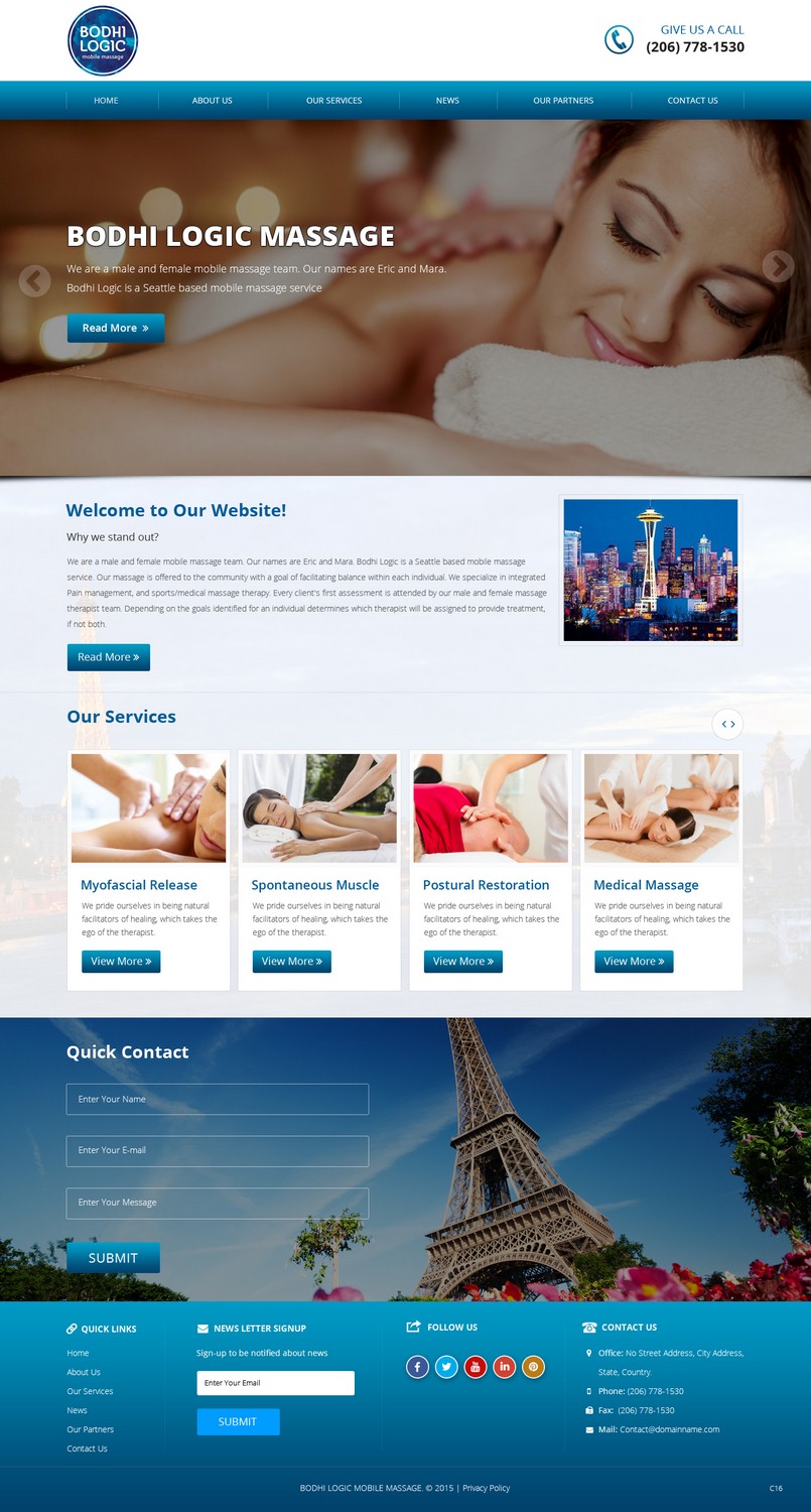 Web Design by pb for Bodhi Logic | Design #9264858