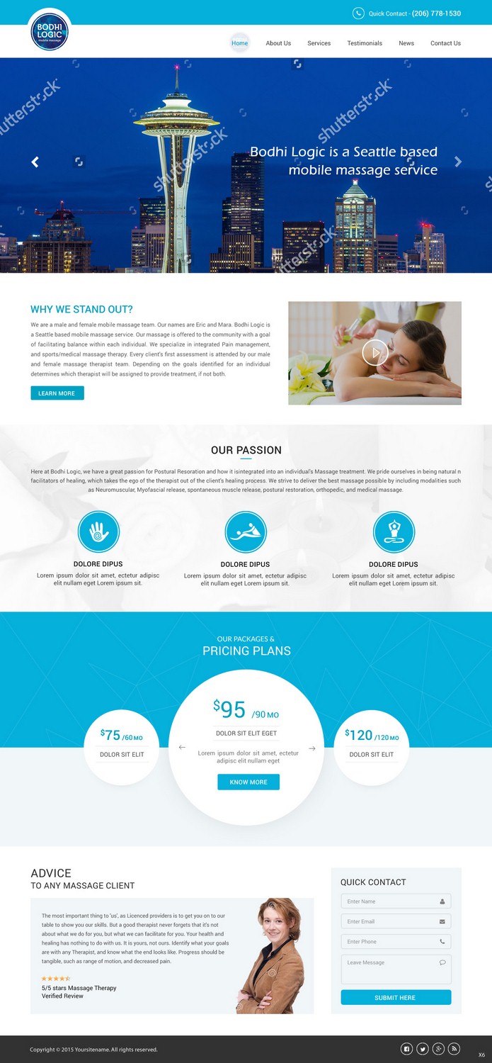 Web Design by pb for Bodhi Logic | Design #9264859