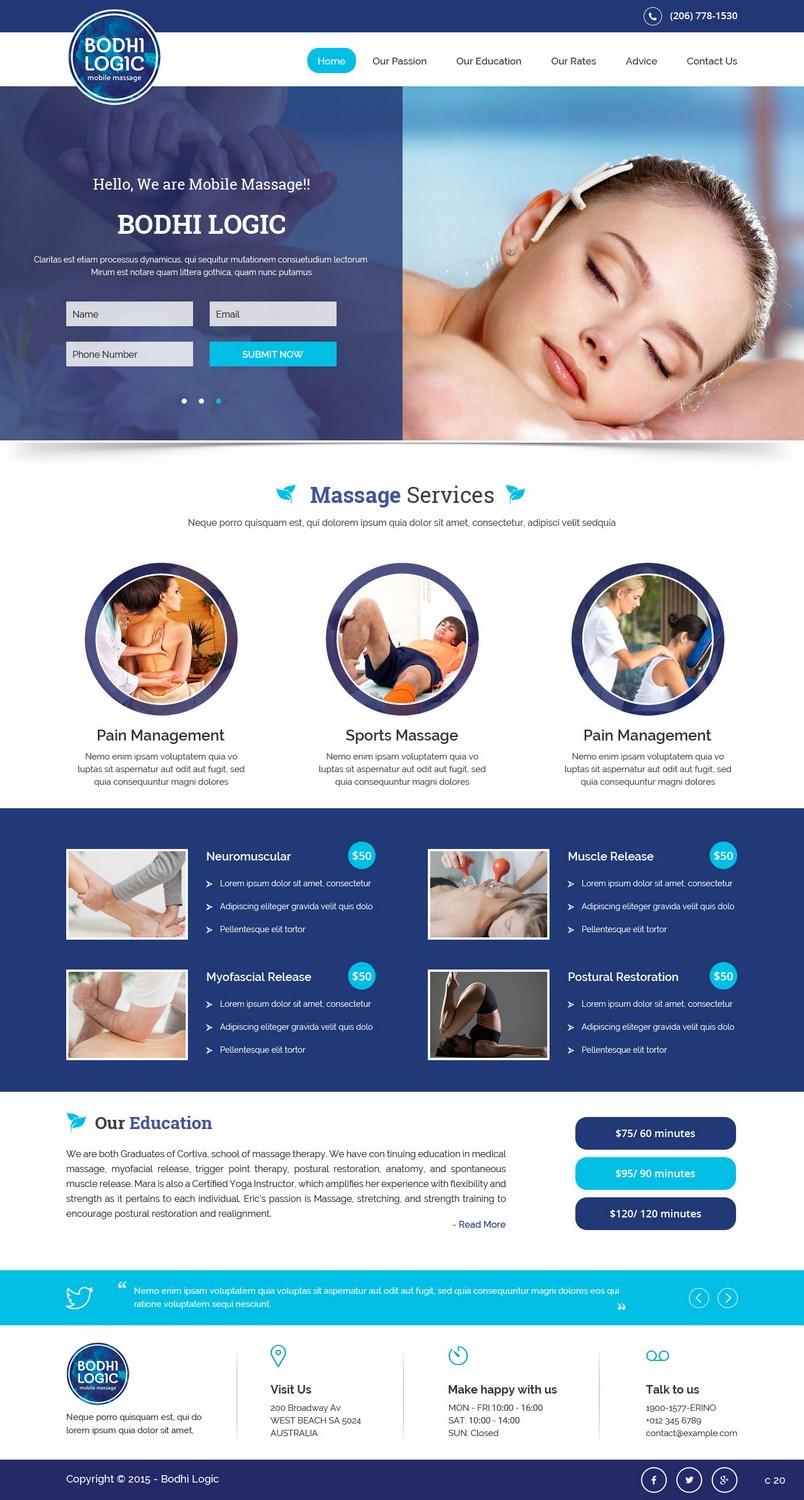 Web Design by pb for Bodhi Logic | Design #9264868