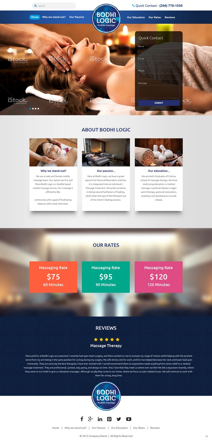 Diseño Web por pb para Bodhi Logic | Diseño #9264883