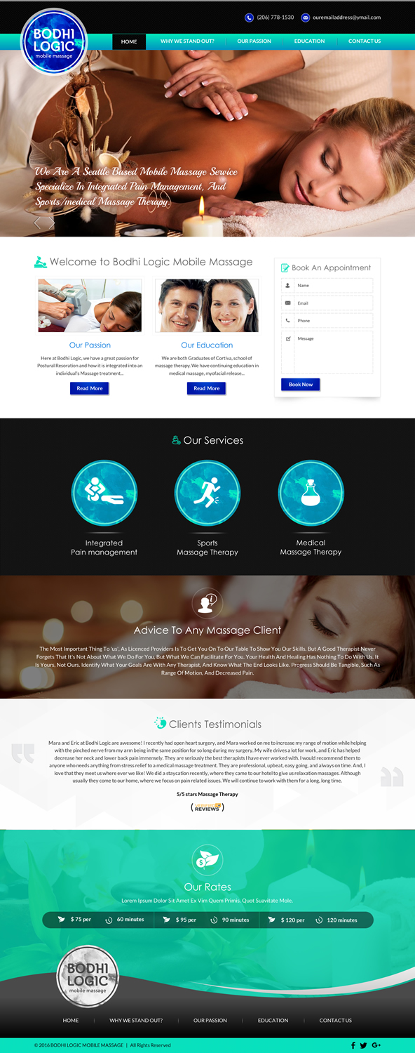 Web Design by Sbss for Bodhi Logic | Design #9251146