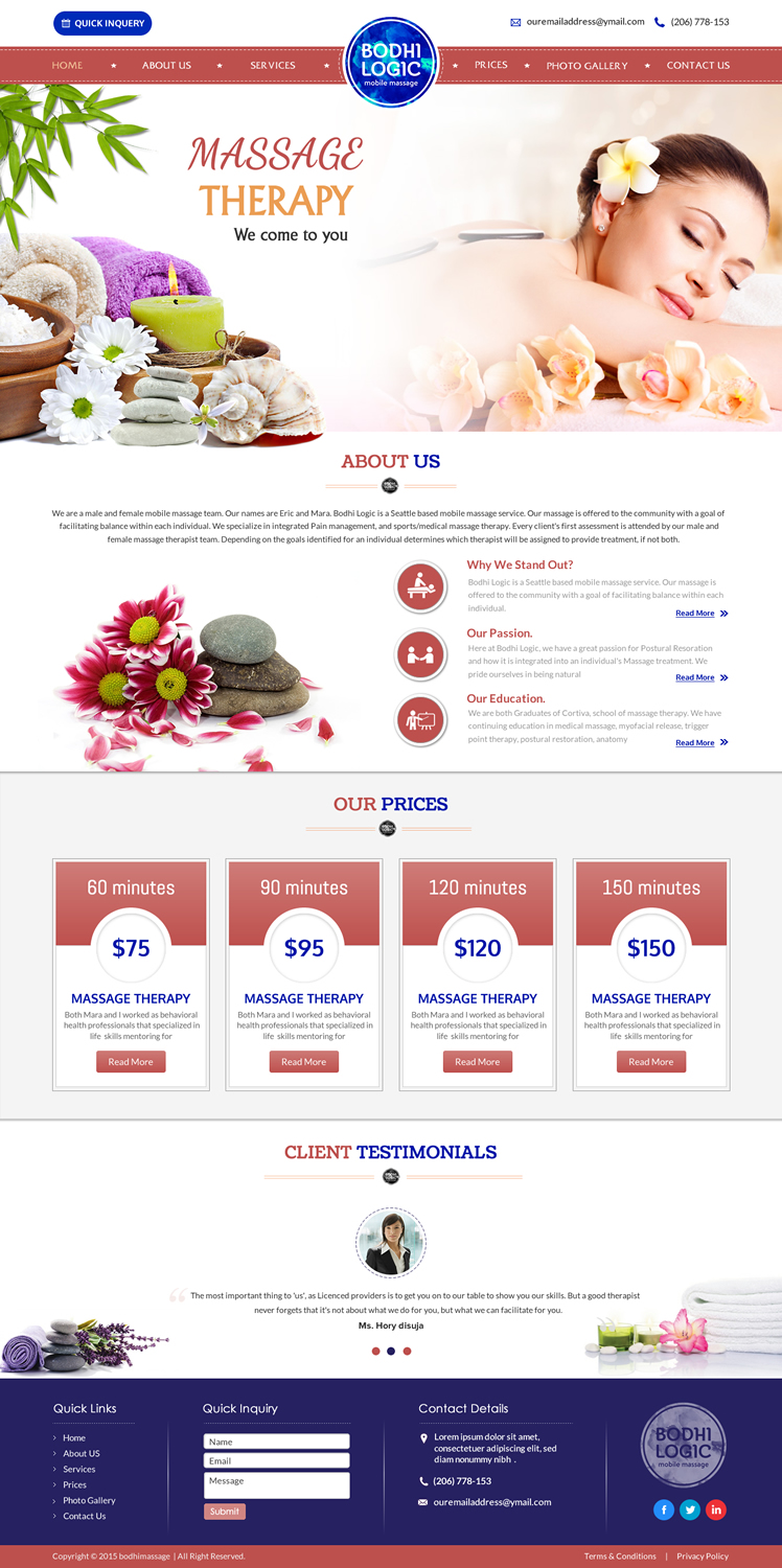 Web Design by Sbss for Bodhi Logic | Design #9251533