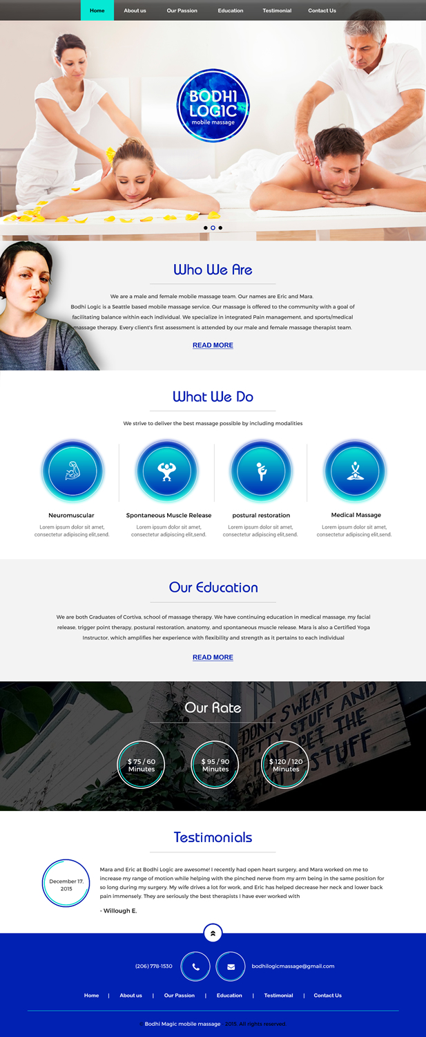 Web Design by rightway for Bodhi Logic | Design #9249581