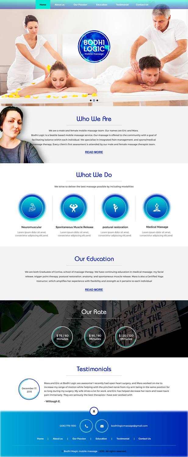 Web Design by rightway for Bodhi Logic | Design #9249588