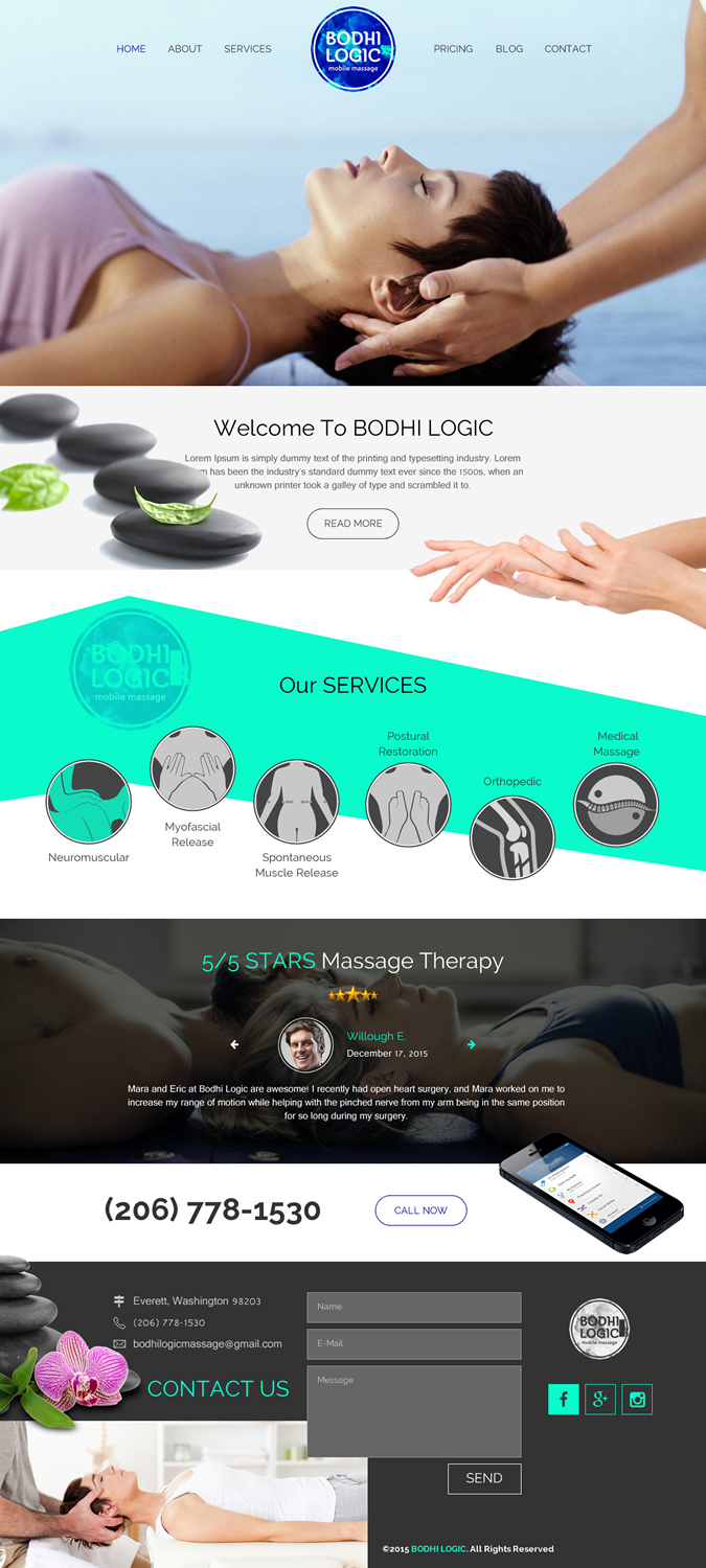 Web Design by rightway for Bodhi Logic | Design #9249652