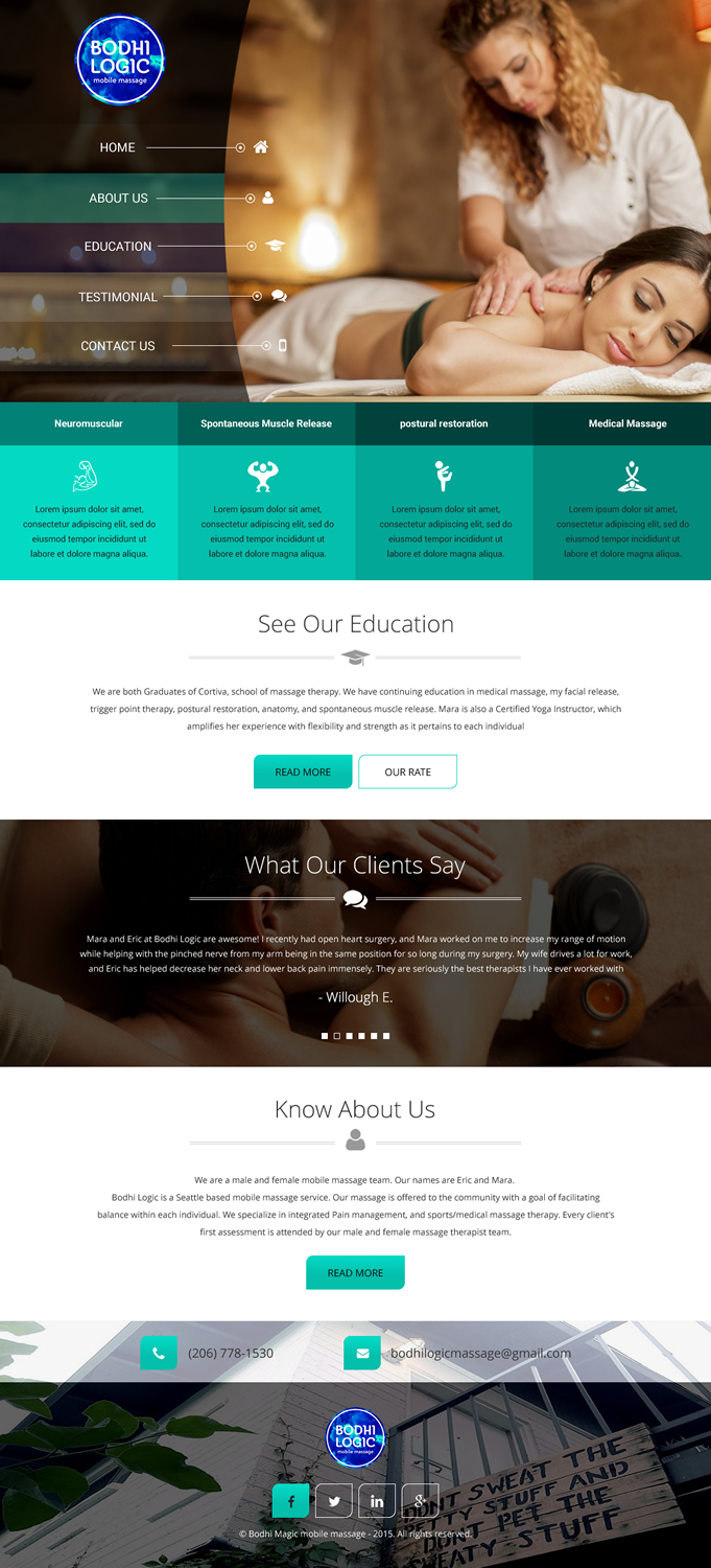 Web Design by rightway for Bodhi Logic | Design #9250517