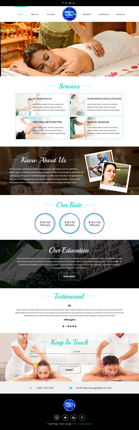 Diseño Web por rightway para Bodhi Logic | Diseño #9250532