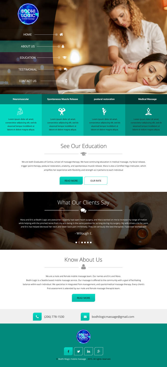Web Design by rightway for Bodhi Logic | Design #9250538