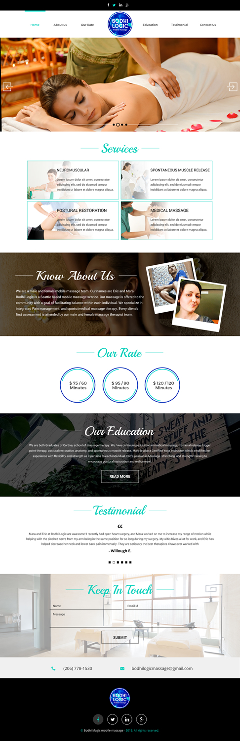 Web Design by rightway for Bodhi Logic | Design #9256814