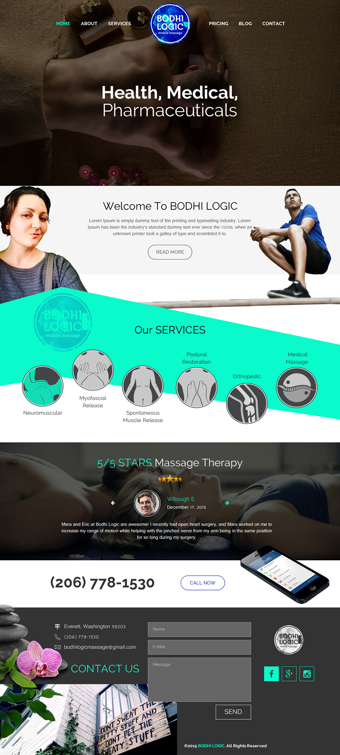 Web Design by rightway for Bodhi Logic | Design #9257634