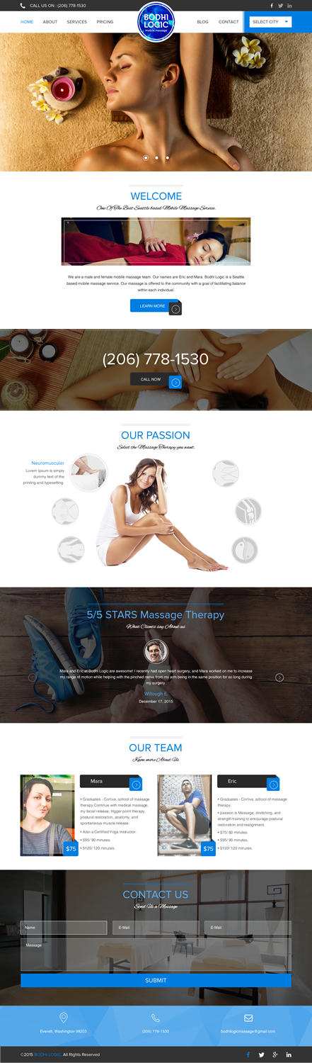 Web Design by rightway for Bodhi Logic | Design #9257640