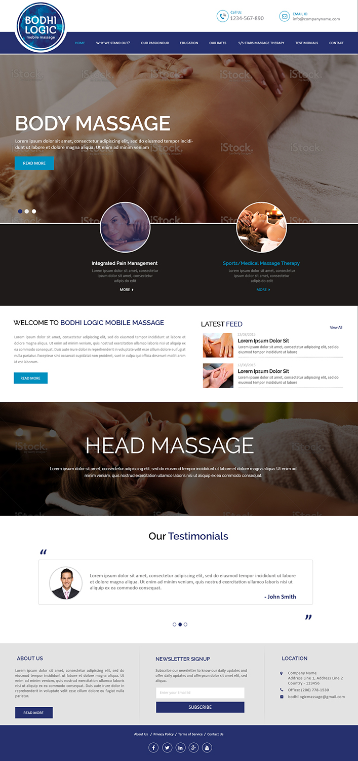 Web Design par Creations Box 2015 pour Bodhi Logic | Design #9252763