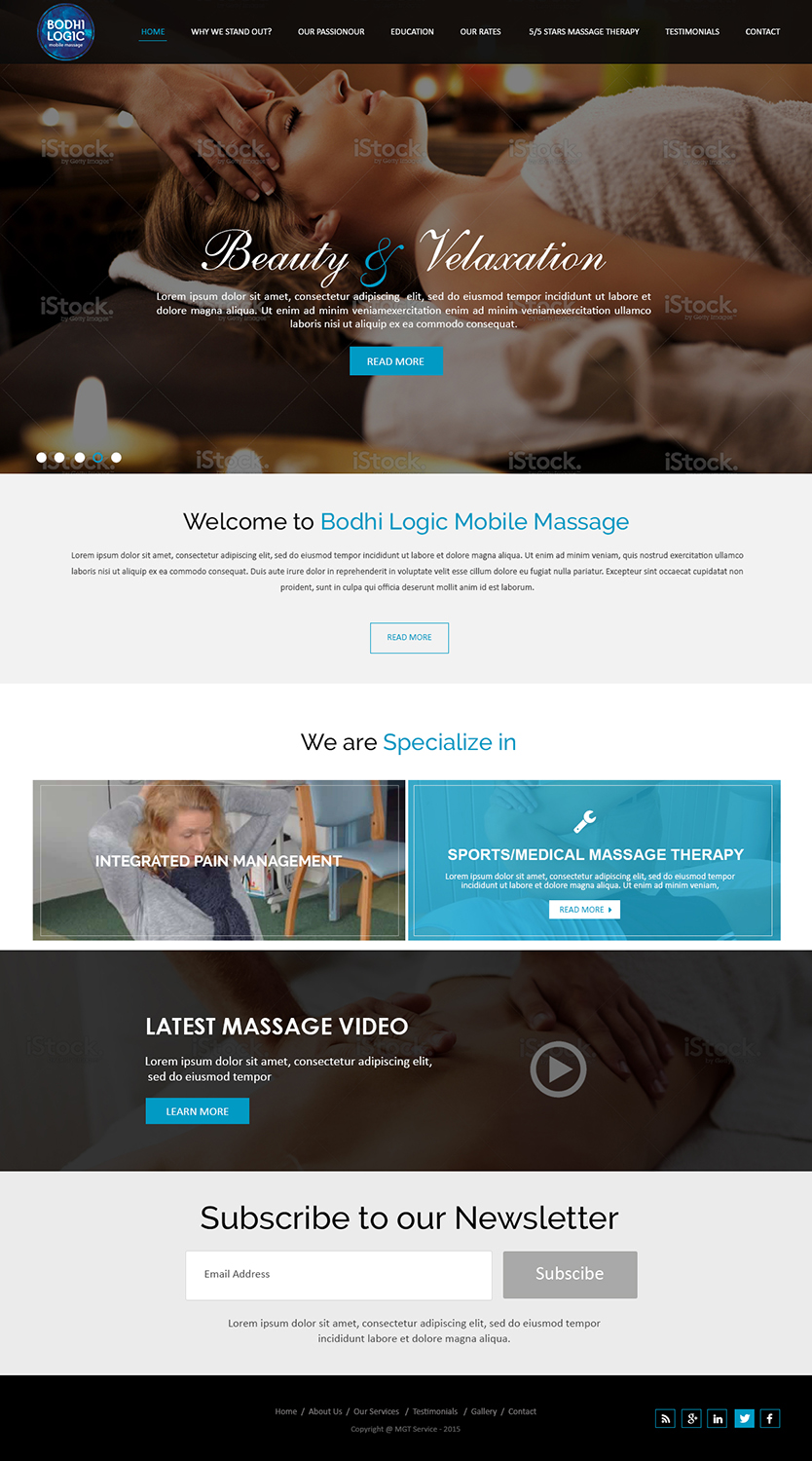 Diseño Web por Creations Box 2015 para Bodhi Logic | Diseño #9252765