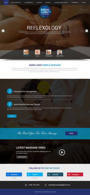 Diseño Web por Creations Box 2015 para Bodhi Logic | Diseño: #9252766