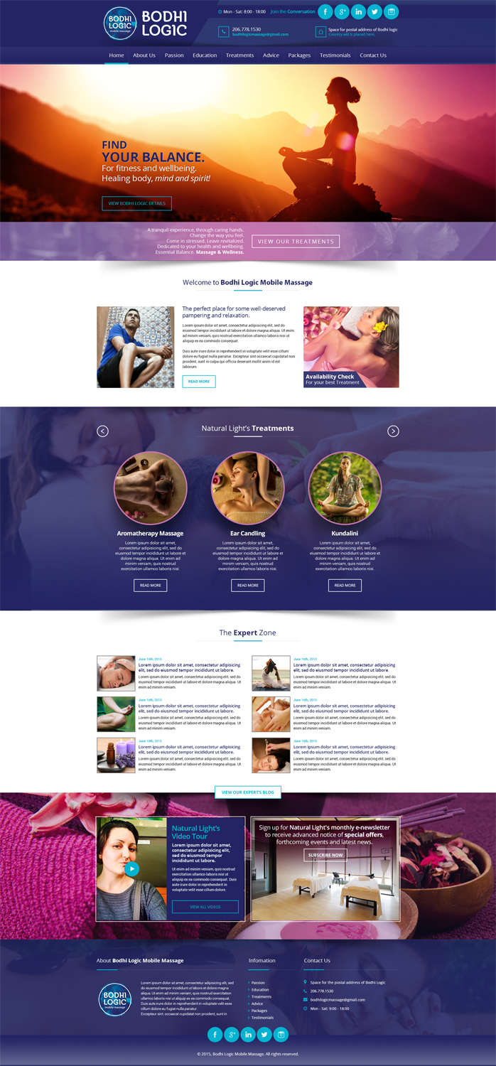 Web Design by Abdul Haseeb for Bodhi Logic | Design #9271123