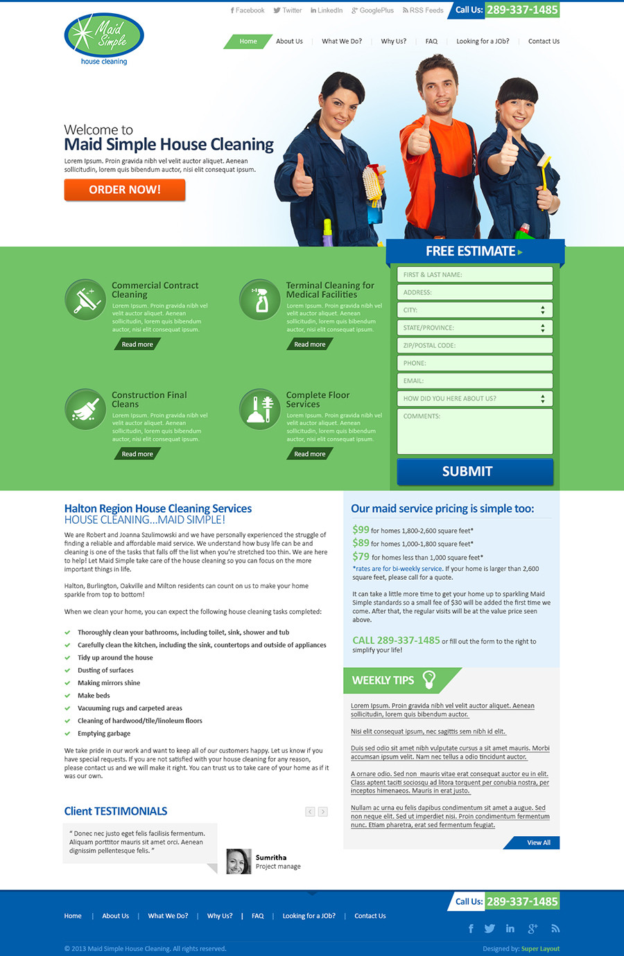 Web Design par SuperLayout pour SIMPPLE | Design #2047687
