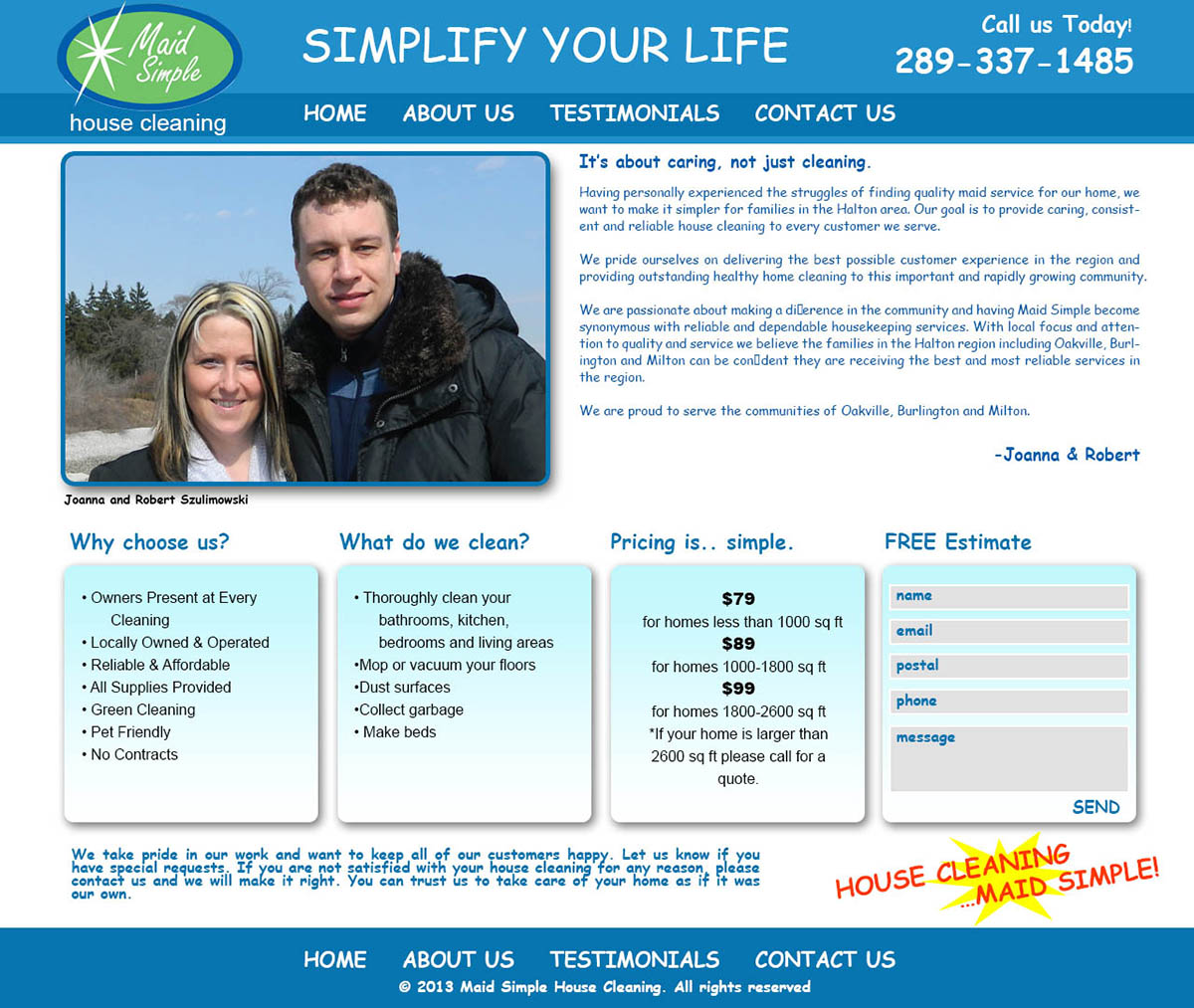 Web Design by noelopan1955 for SIMPPLE | Design #2069221