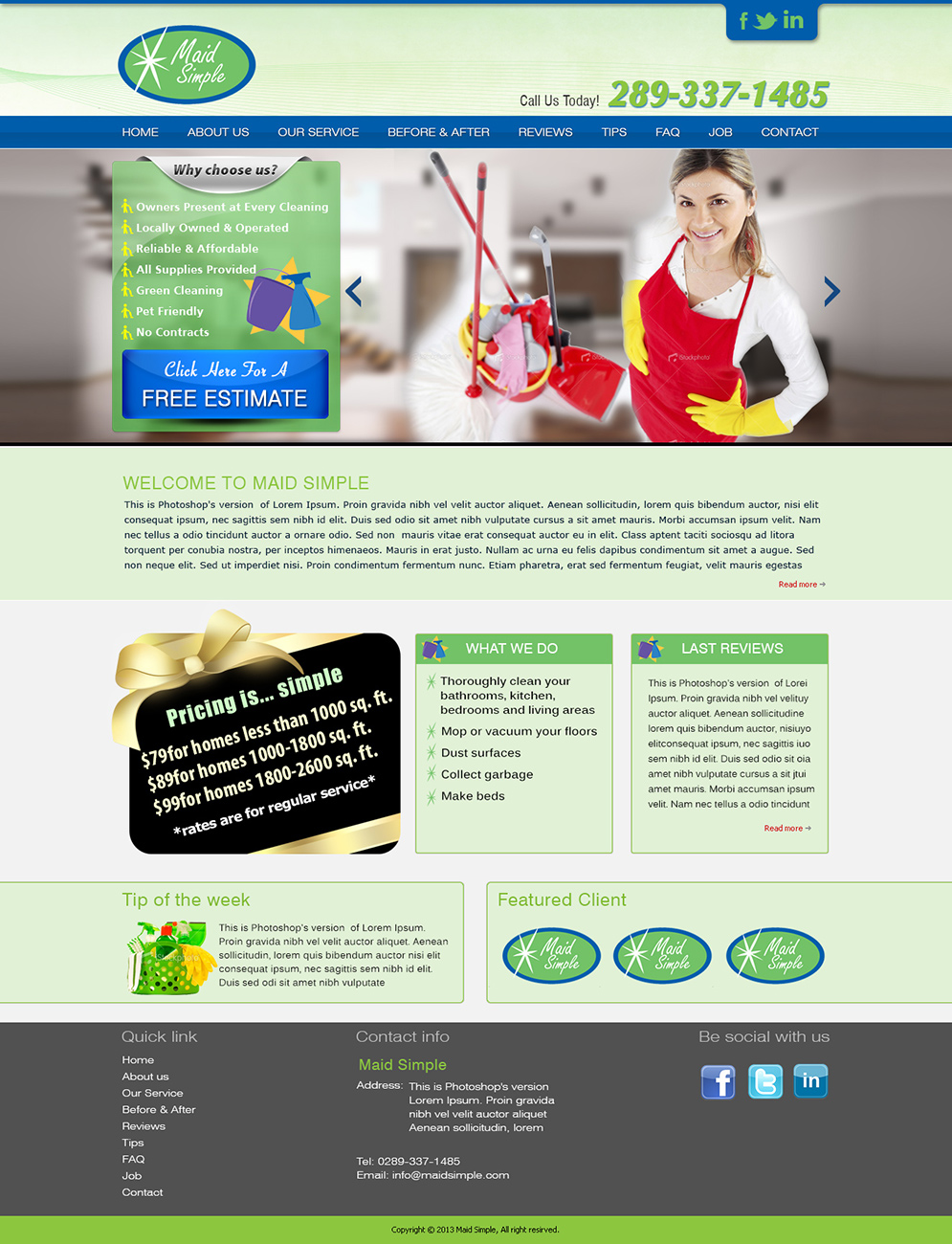 Web Design by Tanvir for SIMPPLE | Design #2049132
