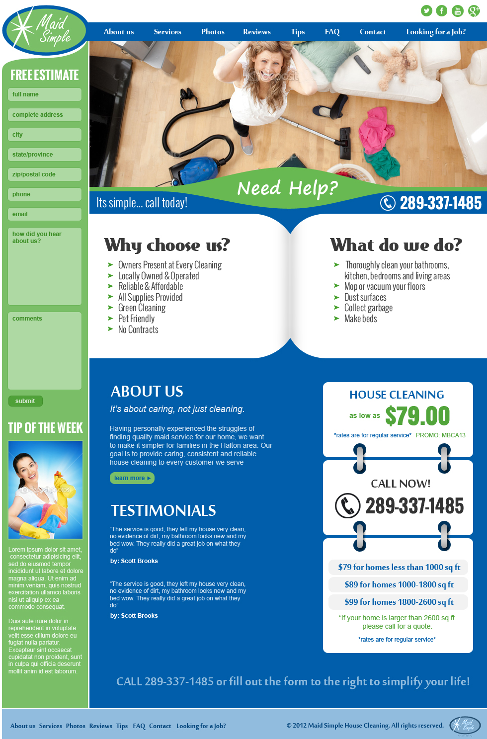 Web Design by jeckx2 for SIMPPLE | Design #2070494