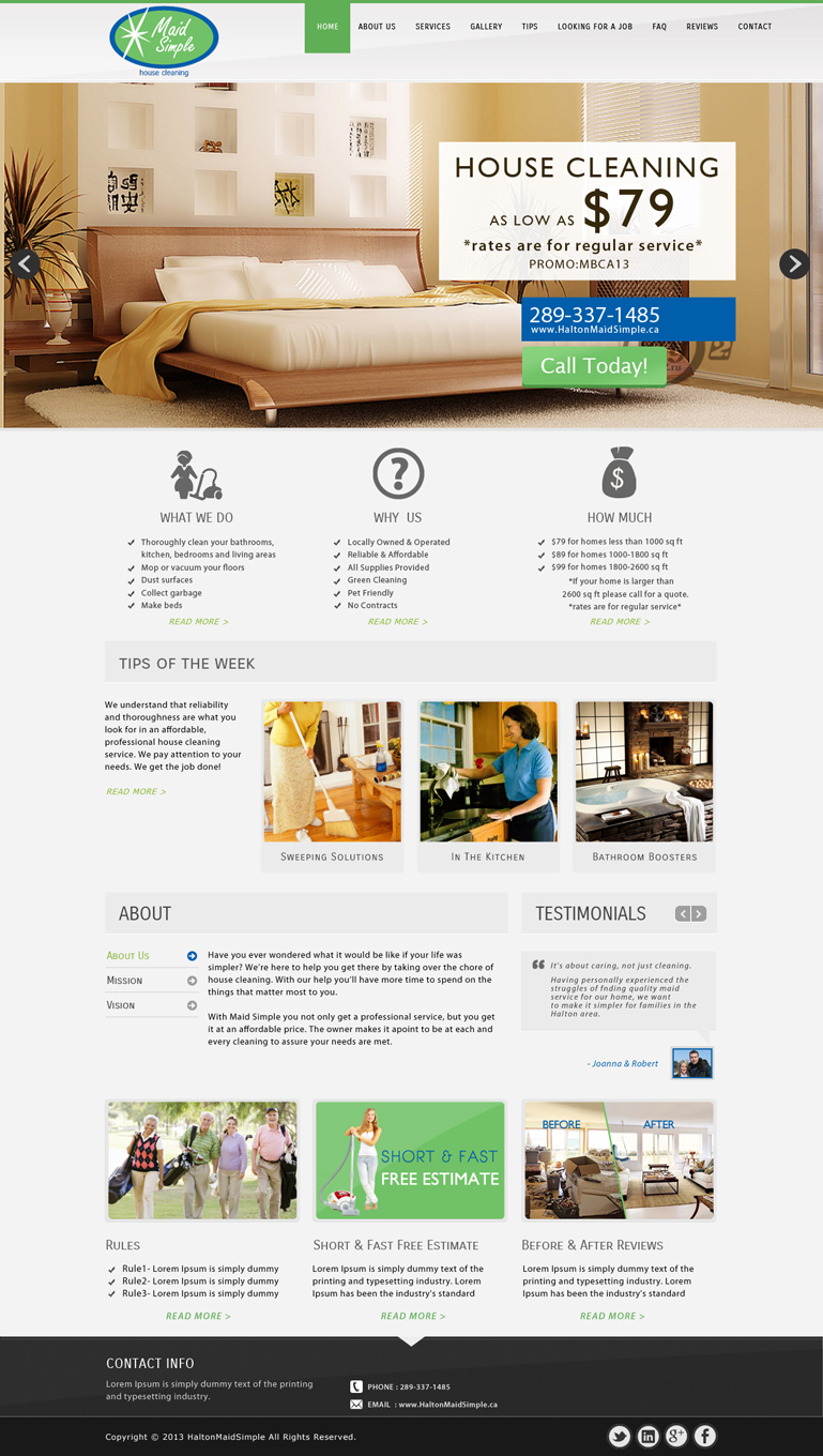 Web Design by Da Miracle for SIMPPLE | Design #2065172