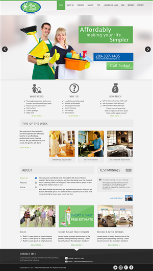 Web Design by Da Miracle for SIMPPLE | Design #2065188
