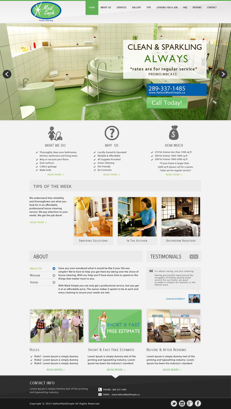 Web Design by Da Miracle for SIMPPLE | Design #2065194