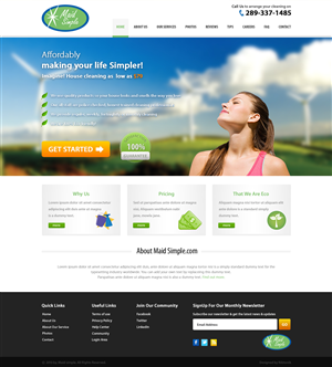 Web Design by Nibtonik for SIMPPLE | Design: #2039745