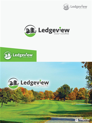 Ledgeview Golf Course  | Logo Design by kelvinotis