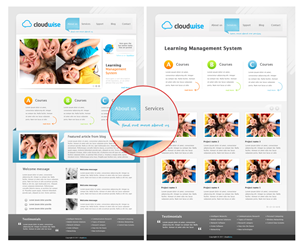 Diseño Wordpress por Silviu Antohe  para CloudWise | Diseño: #428349