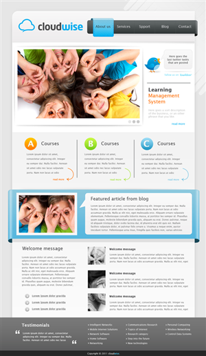 Diseño Wordpress por Silviu Antohe  para CloudWise | Diseño: #435122