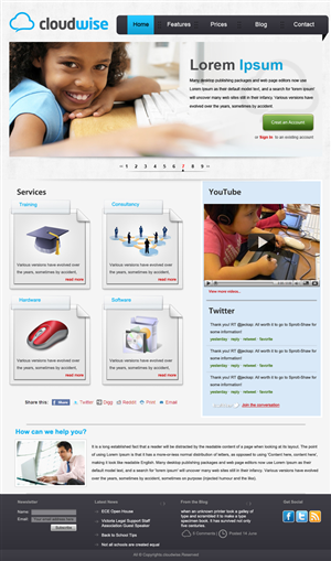 Diseño Wordpress por pb para CloudWise | Diseño: #419401
