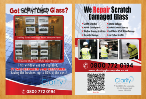 Flyer-Design von Venus L. Penaflor für Clarity Glass Repairs | Design #9255606