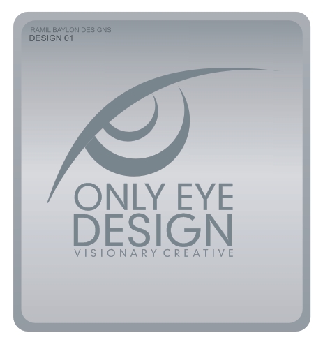 Logo Design by Ramil Baylon Designs for Only Eye Design llc | Design #14876