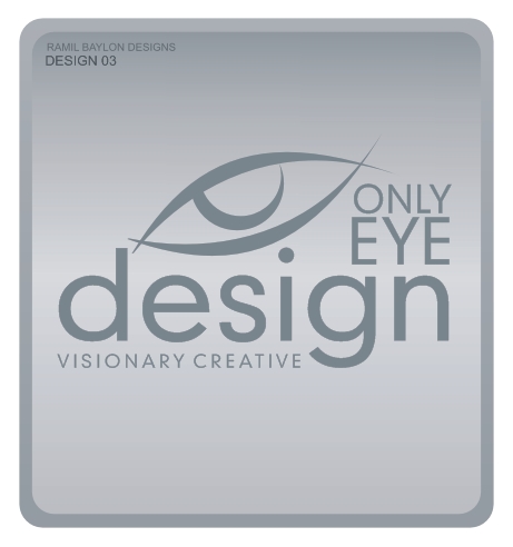 Logo Design by Ramil Baylon Designs for Only Eye Design llc | Design #14880