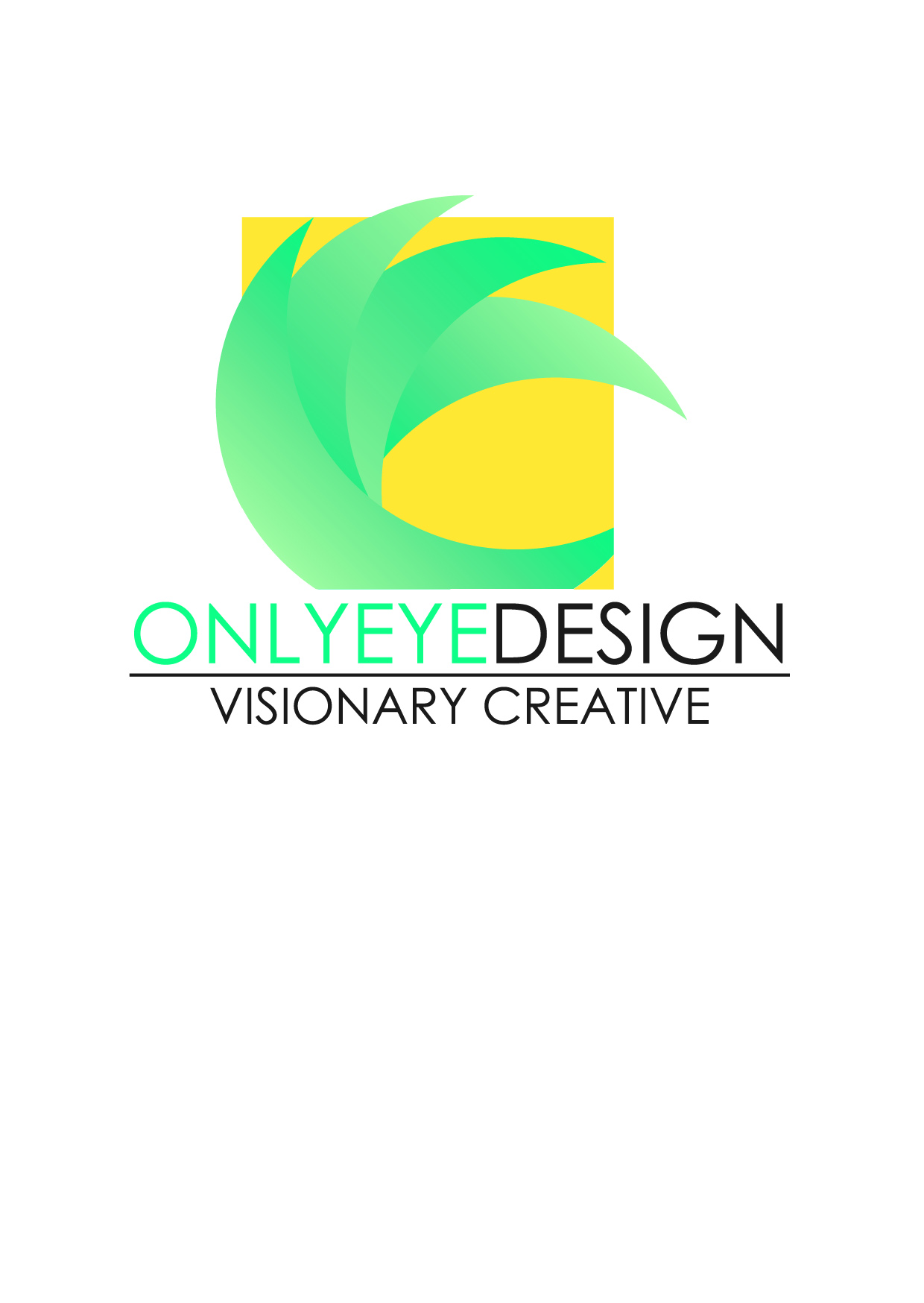 Logo Design by Electric Sparrow for Only Eye Design llc | Design #17454