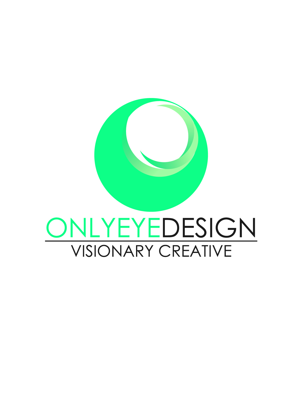 Logo Design by Electric Sparrow for Only Eye Design llc | Design #17466
