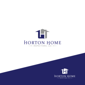 HHI designed with the logo (see above) and the name - Horton Home Inspections, LLC - below the log. | Logo Design by AizerDS