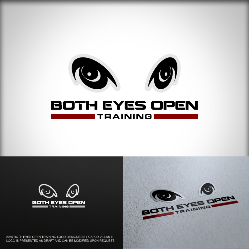 Logo Design by carlomagno for Both Eyes Open Training | Design #9268851