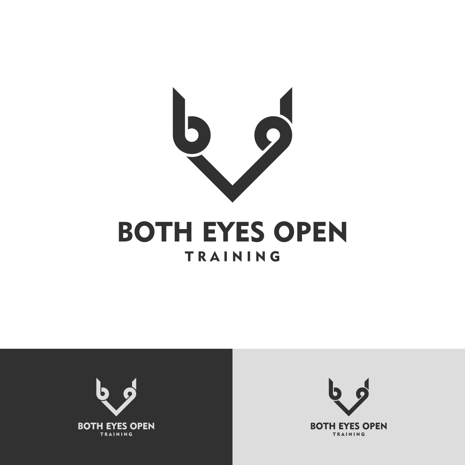 Logo Design by geNDEruwo for Both Eyes Open Training | Design #9258414