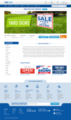 Web-Design von RupalTechno für dieses Projekt | Design: #9306897
