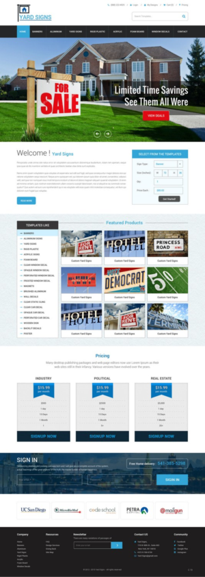 Web Design by pb for this project | Design: #9275961